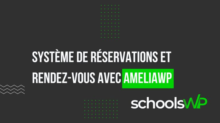 Système de réservations et rendez-vous avec AmeliaWP