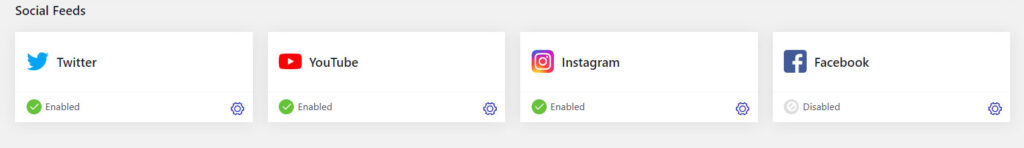 WP Social Ninja social feeds widget aggregating Instagram and social content on a WordPress site