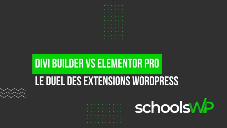 Comparatif entre Divi Builder et Elementor Pro - Extensions WordPress