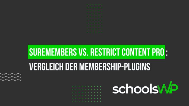 SureMembers vs. Restrict Content Pro Vergleich der besten WordPress Membership-Plugins
