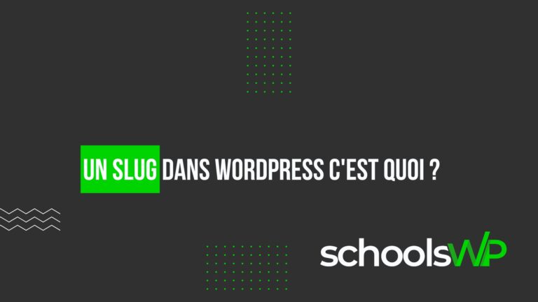 Illustration expliquant ce qu'est un slug dans WordPress pour le SEO