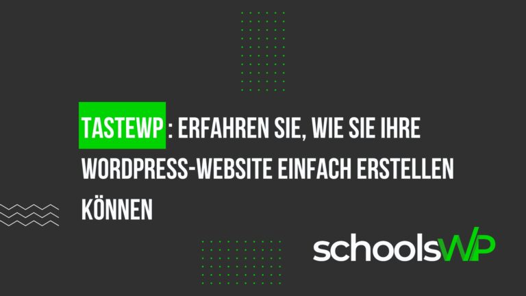 TasteWP: Erfahren Sie, wie Sie Ihre WordPress-Website einfach erstellen können