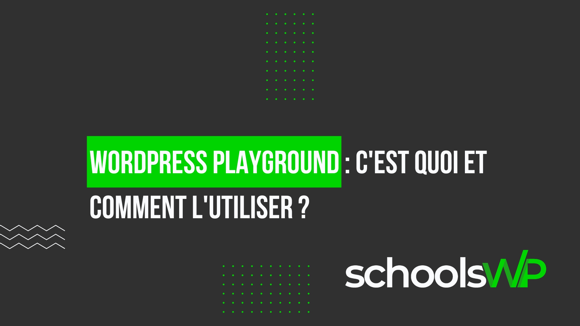 WordPress Playground : Testez WordPress en ligne, sans limites