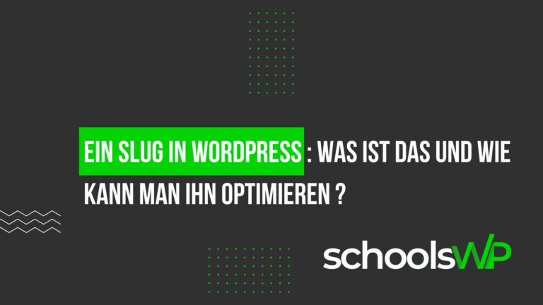 Ein Slug in WordPress: Was ist das und wie kann man ihn optimieren?