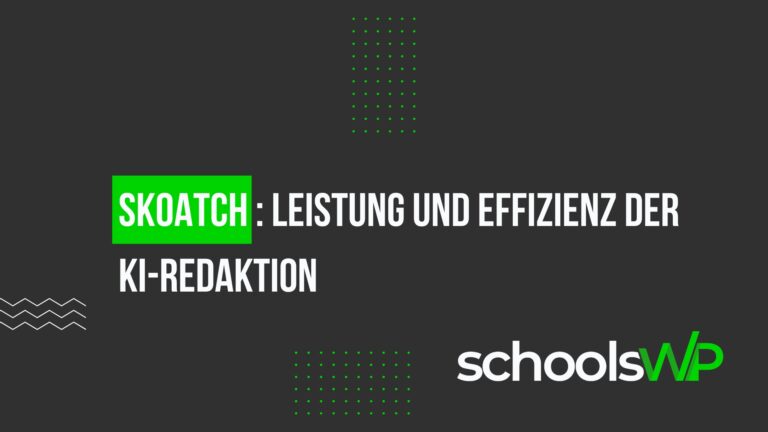 Skoatch: Leistung und Effizienz der KI-Redaktion