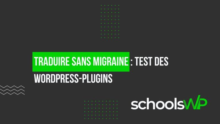 Test von WordPress-Plugins für Übersetzungen – schoolsWP