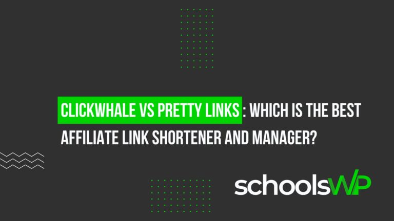 ClickWhale vs Pretty Links 2025 – WordPress plugins comparison for shortening, managing and tracking affiliate links.