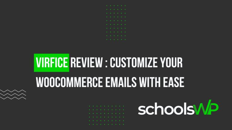Virfice Review 2025 – WordPress plugin to customize WooCommerce transactional emails with modern design
