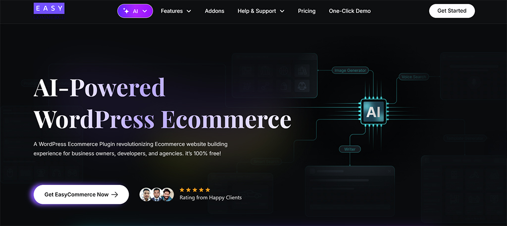 easycommerce plugin wordpress test Visuel EasyCommerce plugin WordPress 2025 – test schoolsWP du plugin e-commerce rapide et moderne pour boutiques en ligne.