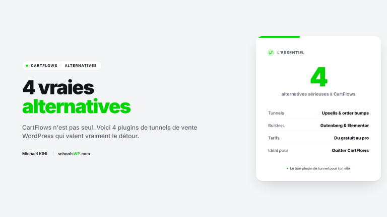 Meilleures alternatives CartFlows - schoolsWP