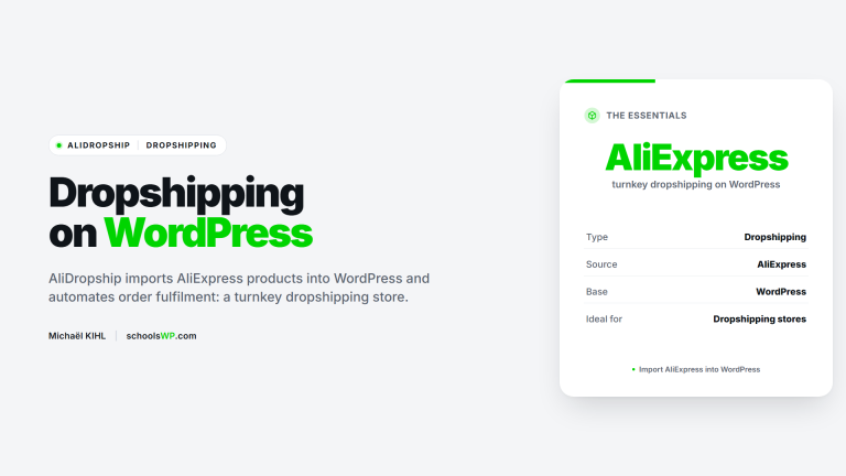 AliDropship, AliExpress dropshipping on WordPress - schoolsWP