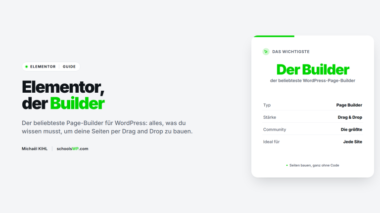 Alles über das Elementor-Plugin für WordPress