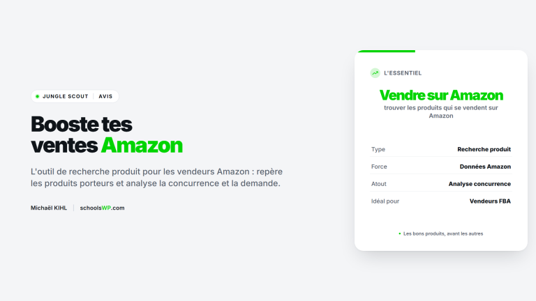 Jungle Scout : trouver les produits qui se vendent sur Amazon