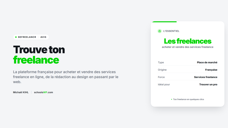 BeFreelancr : acheter et vendre des services freelance en ligne