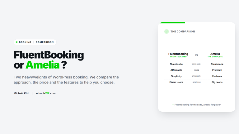 FluentBooking or Amelia: WordPress booking plugins compared | schoolsWP
