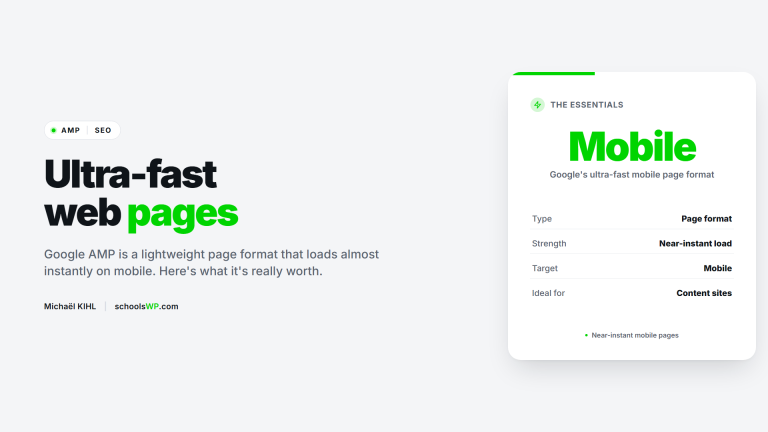 Google AMP, ultra-fast mobile page format - schoolsWP