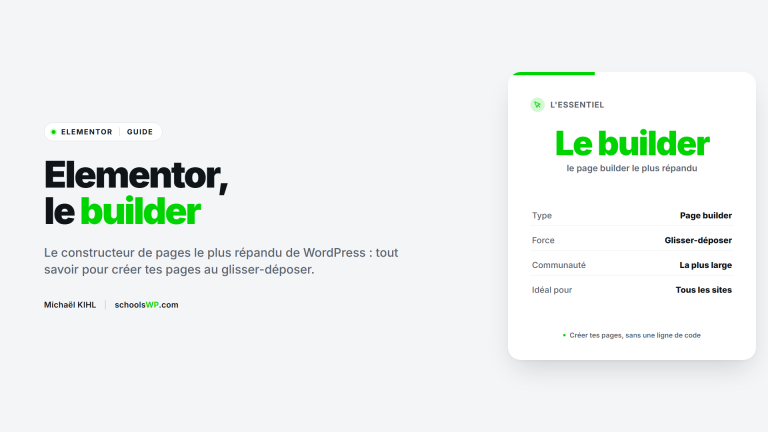 Elementor, le constructeur de pages le plus répandu de WordPress - schoolsWP